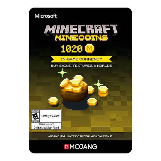 💠 Minecraft - Minecoins Pack 1020 Coins GLOBAL ❤️ КОД ❤️ ОФИЦИАЛЬНО⚡ ГАРАНТ 💎
